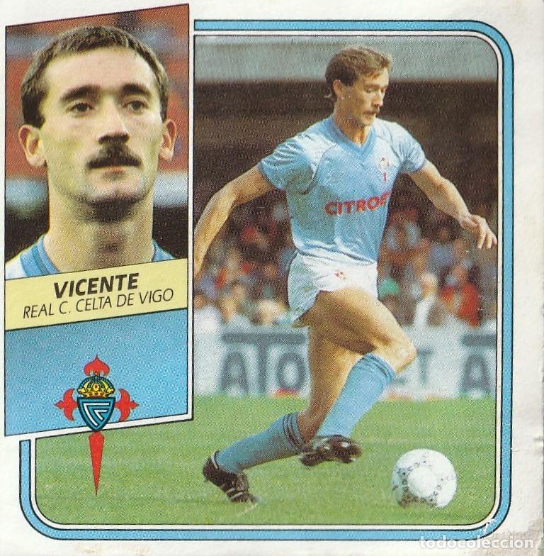 Cartes &agrave; collectionner de Football: ESTE 89-90 VICENTE. RECUPERADO DE &Aacute;LBUM.