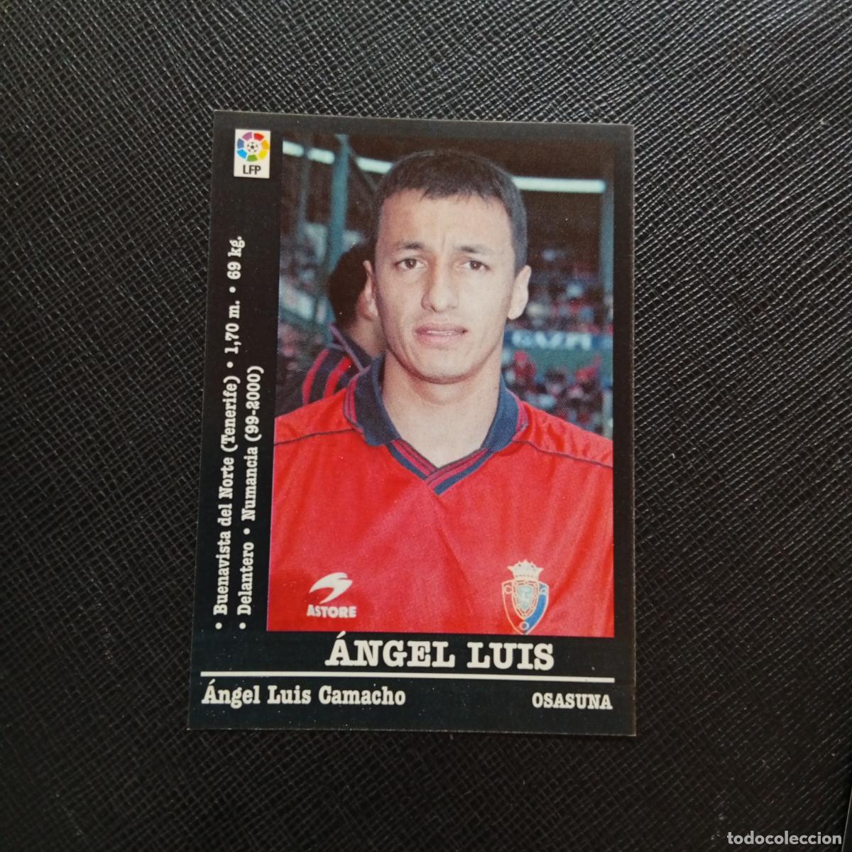 Cromos de f&uacute;tbol: 319 ANGEL LUIS OSASUNA PANINI 00 01 CROMO FUTBOL LIGA 2000 2001 - SIN PEGAR - A71 PG56