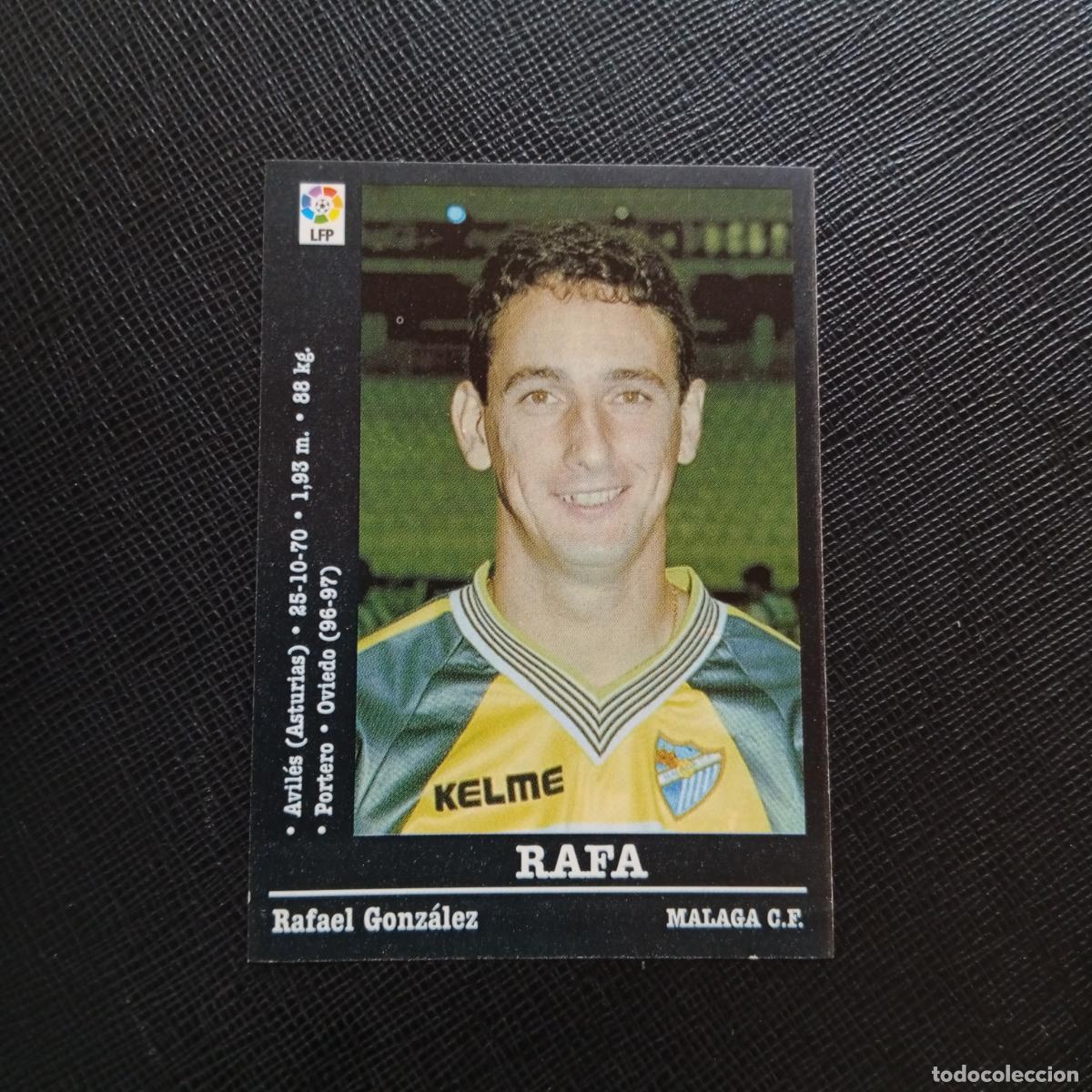 Cromos de f&uacute;tbol: 204 RAFA MALAGA PANINI 00 01 CROMO FUTBOL LIGA 2000 2001 - SIN PEGAR - A71 PG56