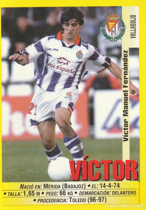 Cromos de f&uacute;tbol: PANINI 99-00. V&Iacute;CTOR. NUNCA PEGADO.
