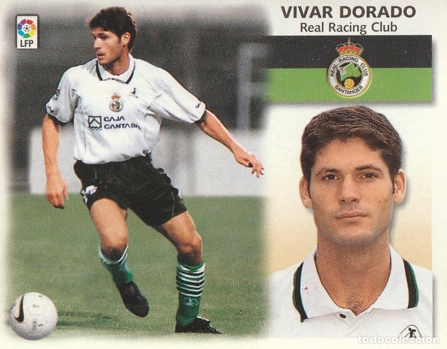 Cromos de f&uacute;tbol: ESTE 99-00. VIVAR DORADO. NUNCA PEGADO.