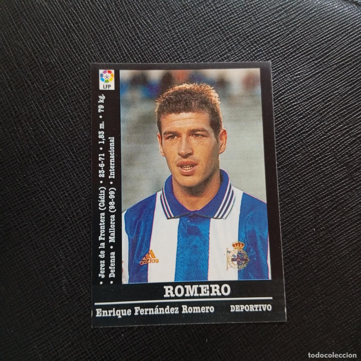 Cromos de Futebol: 7 ROMERO DEPORTIVO PANINI 00 01 CROMO FUTBOL LIGA 2000 2001 - SIN PEGAR - A31 PG1