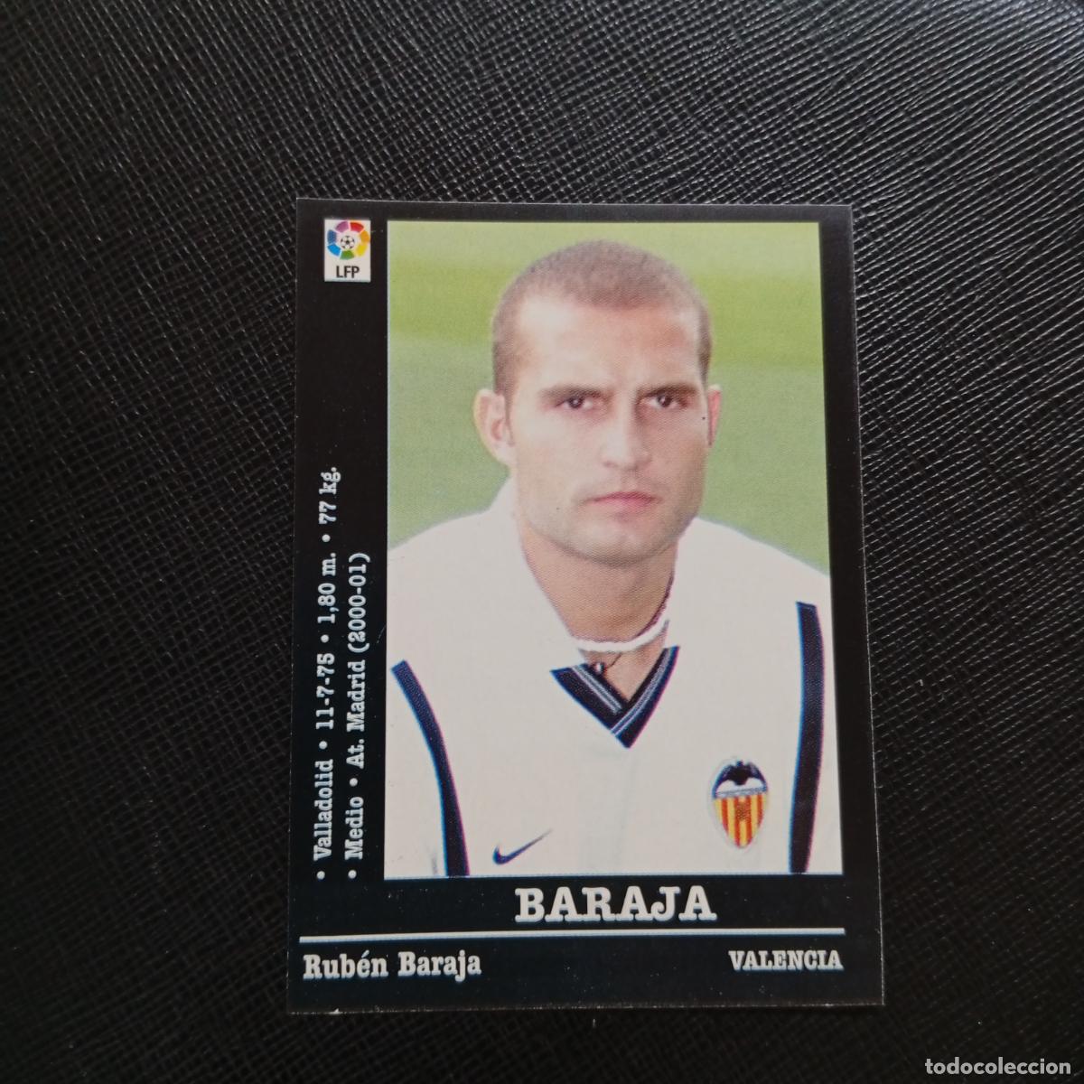 Cromos de f&uacute;tbol: 45A 45 BARAJA VALENCIA PANINI 00 01 CROMO FUTBOL LIGA 2000 2001 - SIN PEGAR - A31 PG10