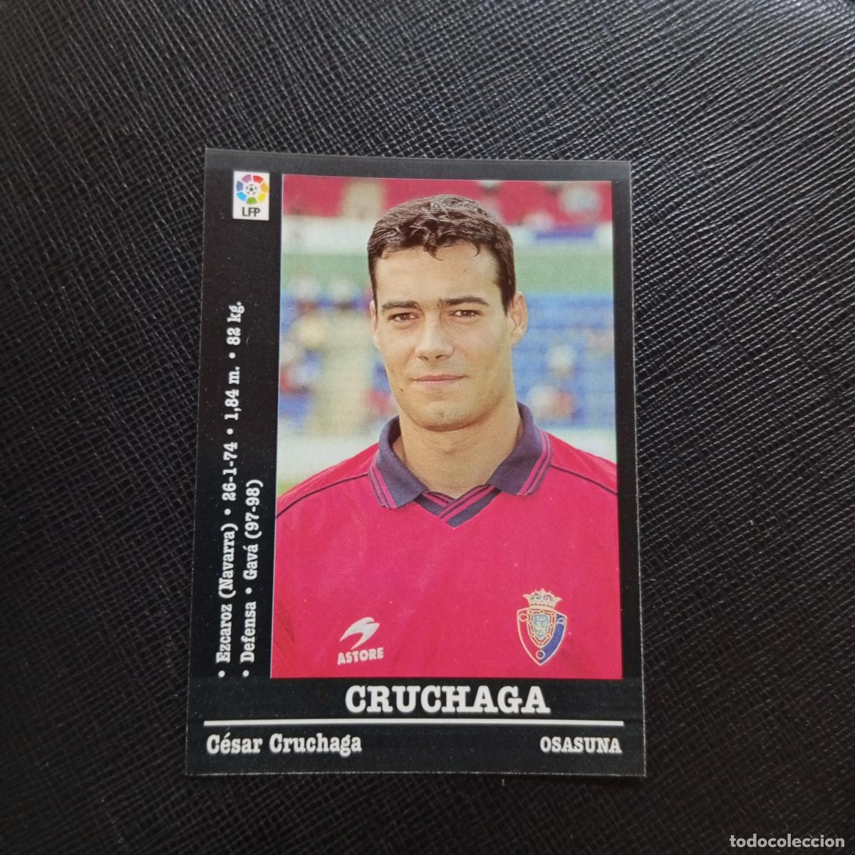 Cromos de f&uacute;tbol: 310 CRUCHAGA OSASUNA PANINI 00 01 CROMO FUTBOL LIGA 2000 2001 - SIN PEGAR - A31 PG10