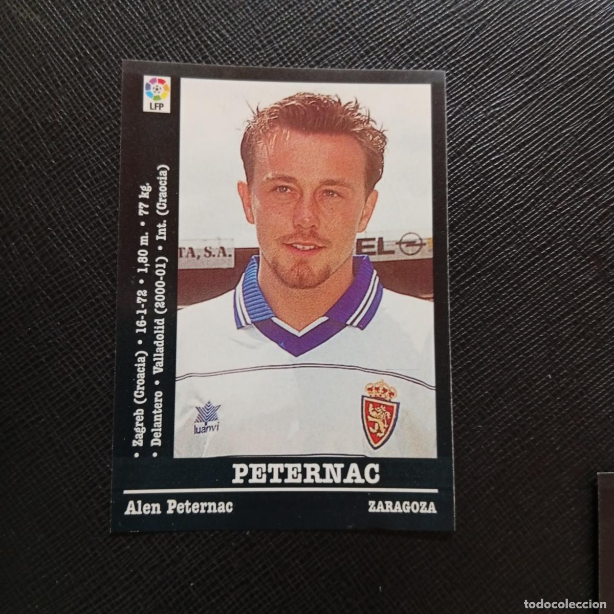 Cromos de f&uacute;tbol: PETERNAC ZARAGOZA PANINI 00 01 CROMO FUTBOL LIGA 2000 2001 - SIN PEGAR - A31 PG10 ULTIMO FICHAJE