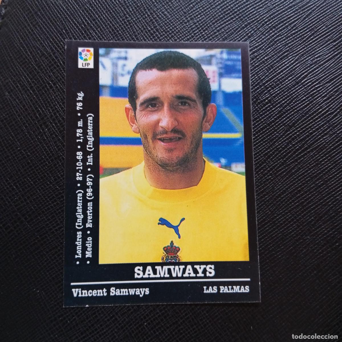 Cromos de f&uacute;tbol: 299 SAMWAYS LAS PALMAS PANINI 00 01 CROMO FUTBOL LIGA 2000 2001 - SIN PEGAR - A31 PG10