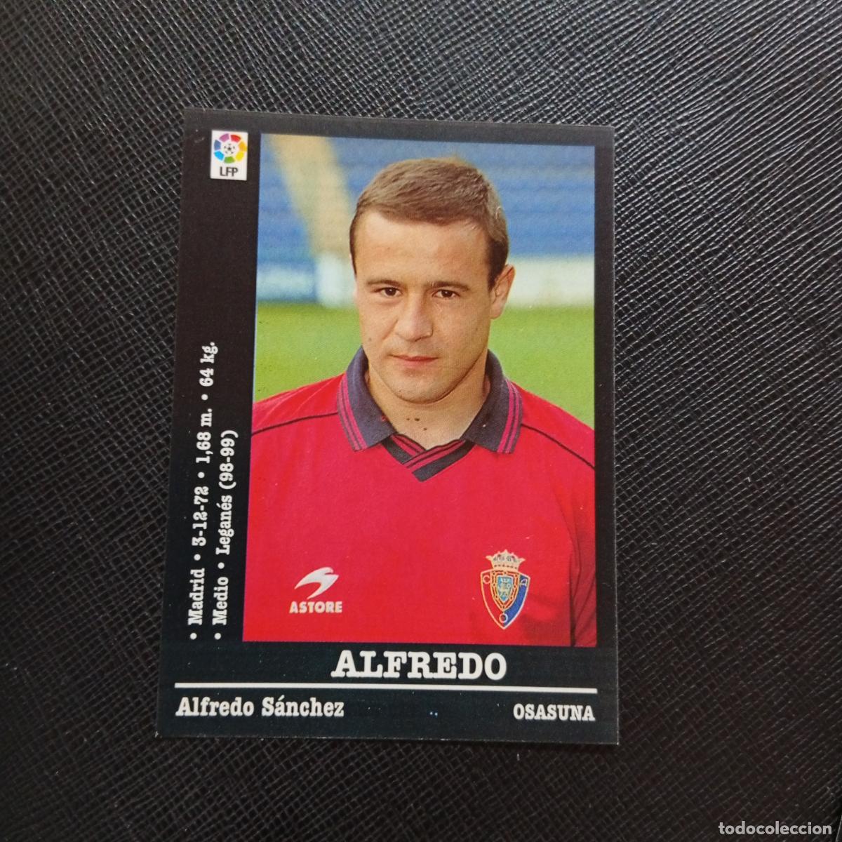Cromos de f&uacute;tbol: 318 ALFREDO OSASUNA PANINI 00 01 CROMO FUTBOL LIGA 2000 2001 - SIN PEGAR - A31 PG10