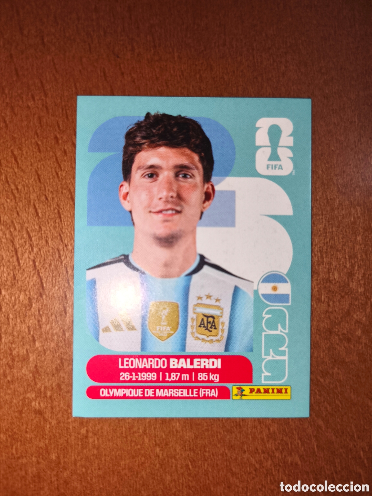 Cromos de Futebol: ARG7 Leonardo Balerdi ARG 7 Fifa World Cup 2026 Argentina