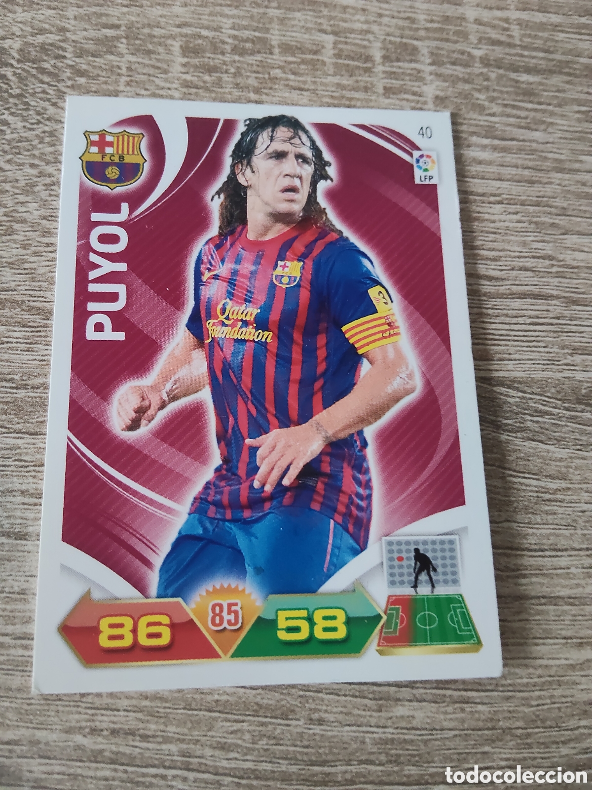Cromos de Futebol: Panini Adrenalyn 2011 2012 11 12 40 Puyol Barcelona