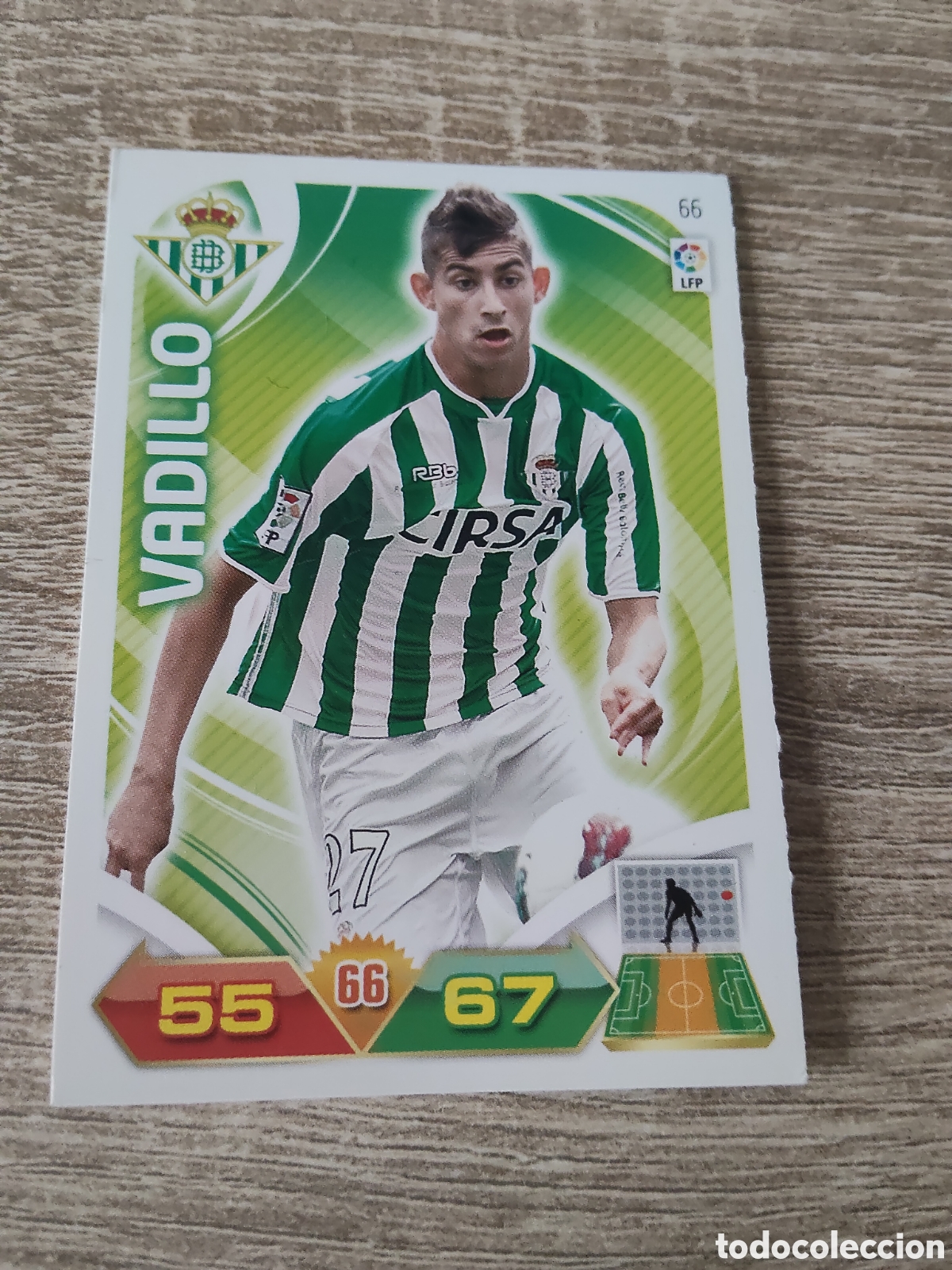 Cromos de Futebol: Panini Adrenalyn 2011 2012 11 12 66 Vadillo Real Betis