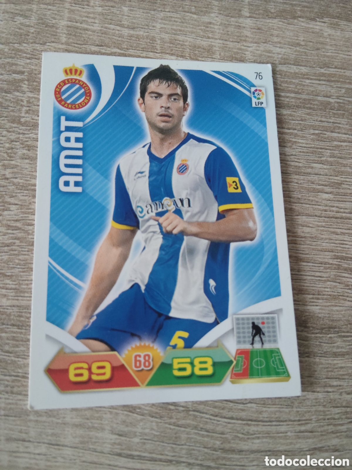 Cromos de f&uacute;tbol: Panini Adrenalyn 2011 2012 11 12 76 Amat Espanyol