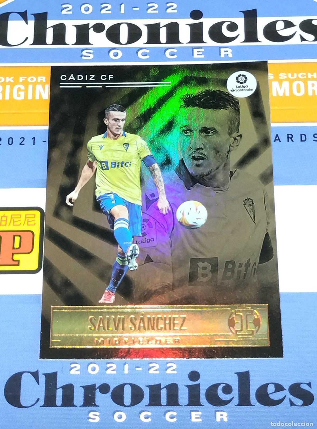Cromos de f&uacute;tbol: N&ordm; 177 SALVI S&Aacute;NCHEZ CADIZ CARD CHRONICLES ILLUSIONS LA LIGA SOCCER 2021 2022 21 22 PANINI