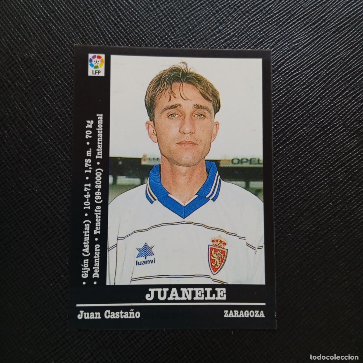 Cromos de f&uacute;tbol: 65 JUANELE ZARAGOZA PANINI 00 01 CROMO FUTBOL LIGA 2000 2001 - SIN PEGAR - A31 PG19