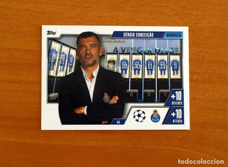 Cromos de f&uacute;tbol: Porto-Oporto -N&ordm; 64 S&eacute;rgio Concei&ccedil;&acirc;o -Manager-Topps Match Attax Trading Card Game-2023-2024