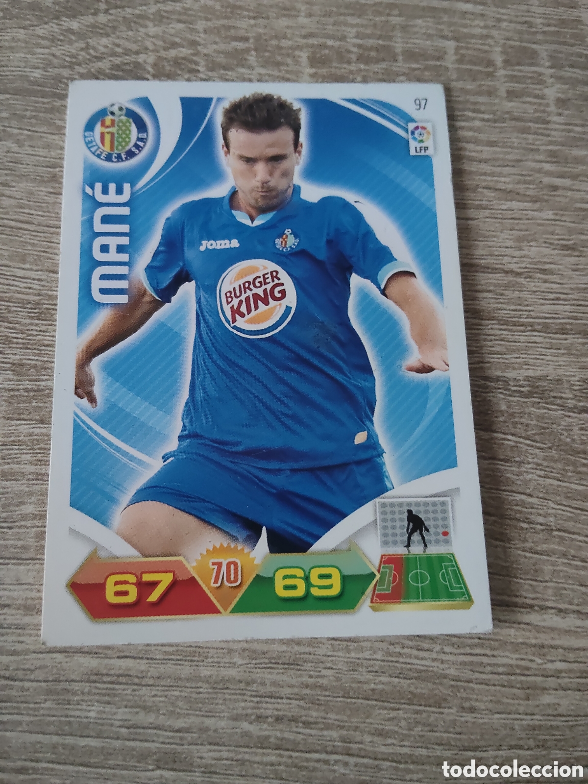 Cromos de f&uacute;tbol: Panini Adrenalyn 2011 2012 11 12 97 Man&eacute; Getafe