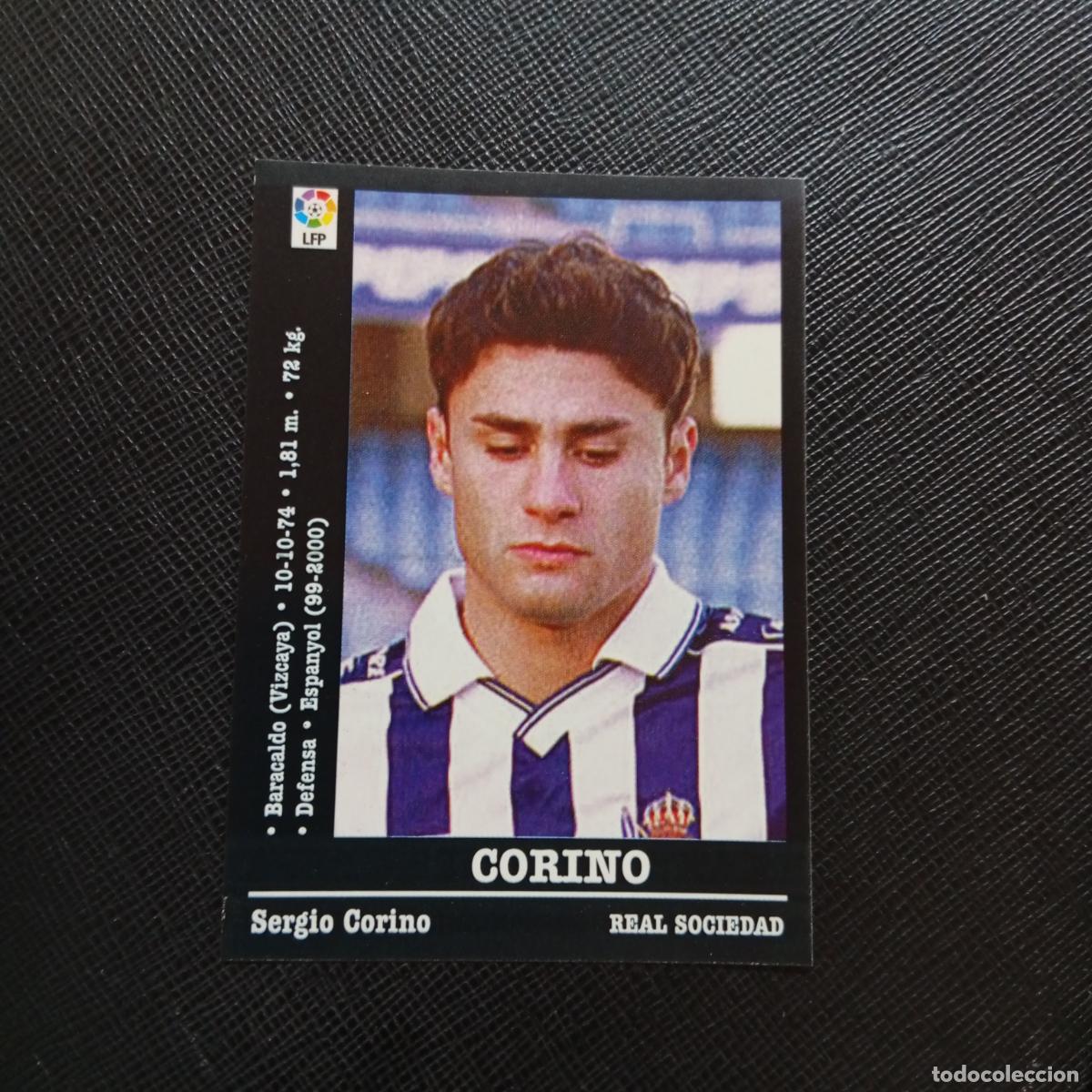 Cromos de f&uacute;tbol: 210 CORINO REAL SOCIEDAD PANINI 00 01 CROMO FUTBOL LIGA 2000 2001 - SIN PEGAR - A31 PG19