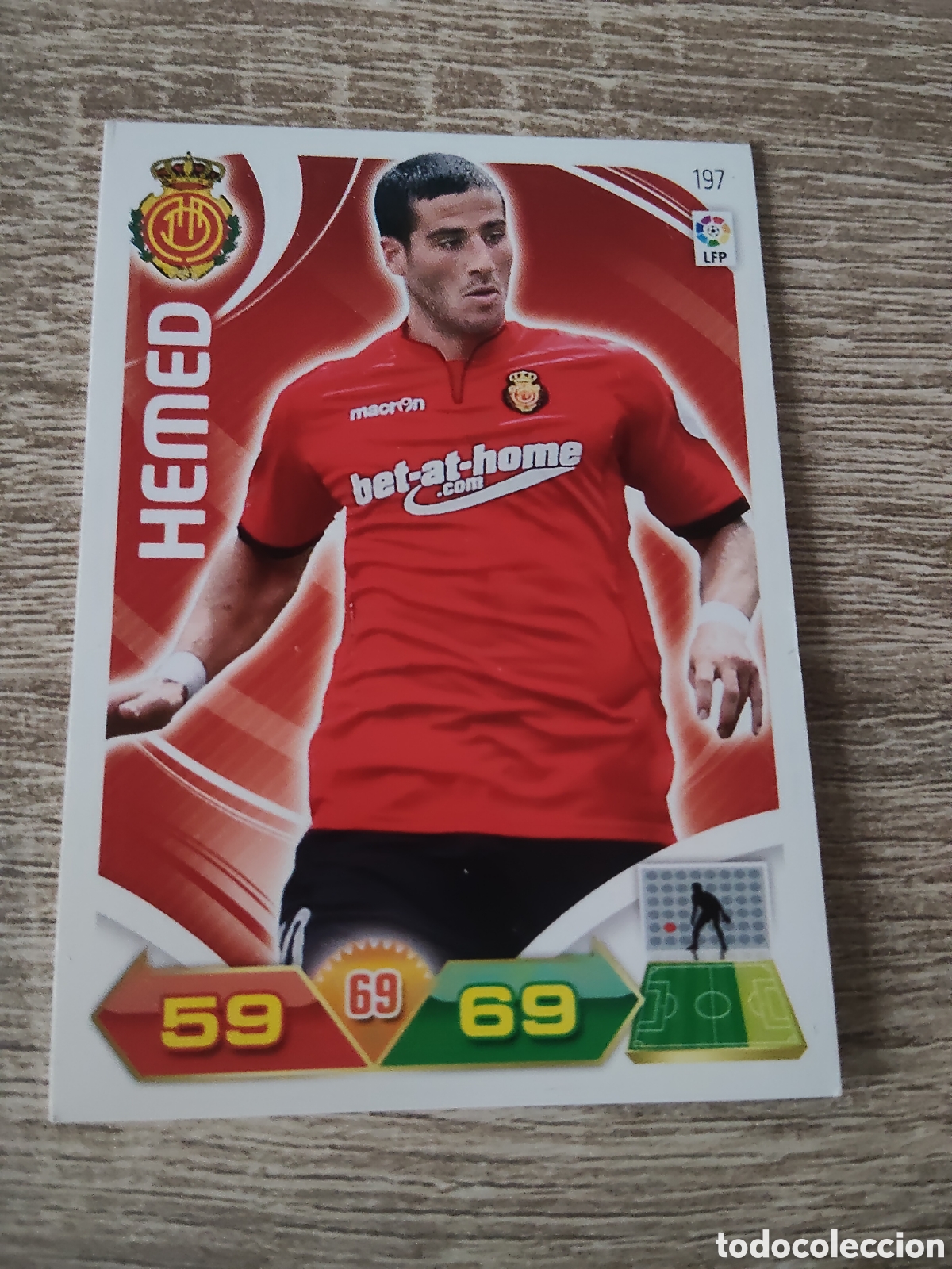 Cromos de f&uacute;tbol: Panini Adrenalyn 2011 2012 11 12 197 Hemed Mallorca