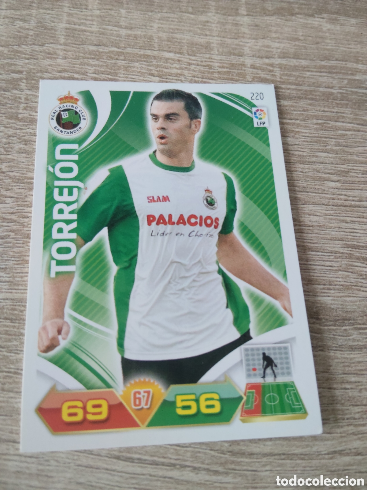 Cromos de f&uacute;tbol: Panini Adrenalyn 2011 2012 11 12 220 Torrej&oacute;n Racing de Santander