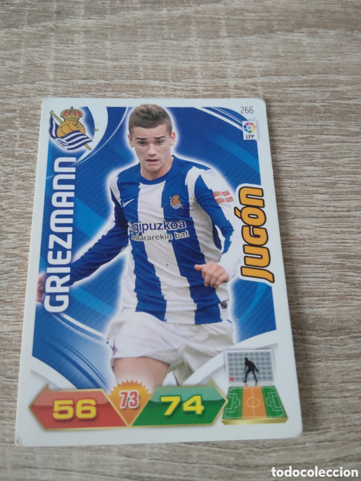 Cromos de f&uacute;tbol: Panini Adrenalyn 2011 2012 11 12 266 Griezmann Real Sociedad