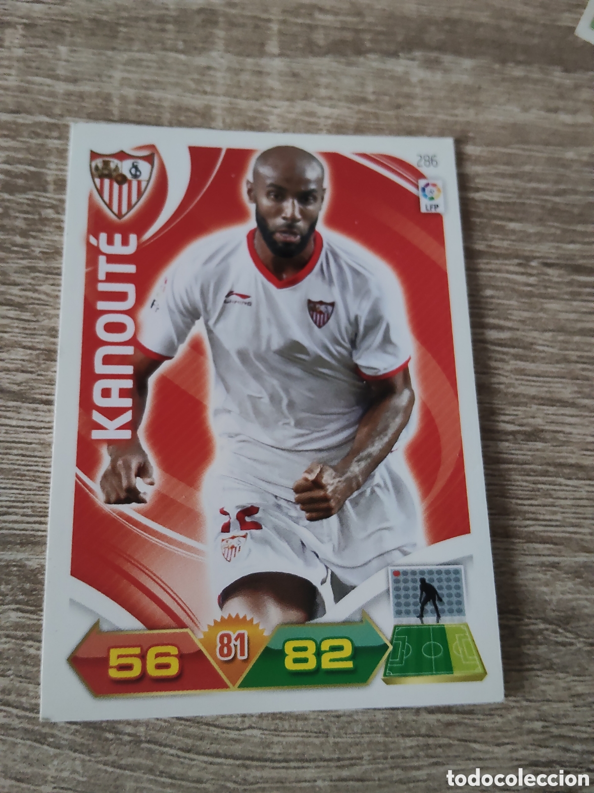 Cromos de f&uacute;tbol: Panini Adrenalyn 2011 2012 11 12 286 Kanoute Sevilla