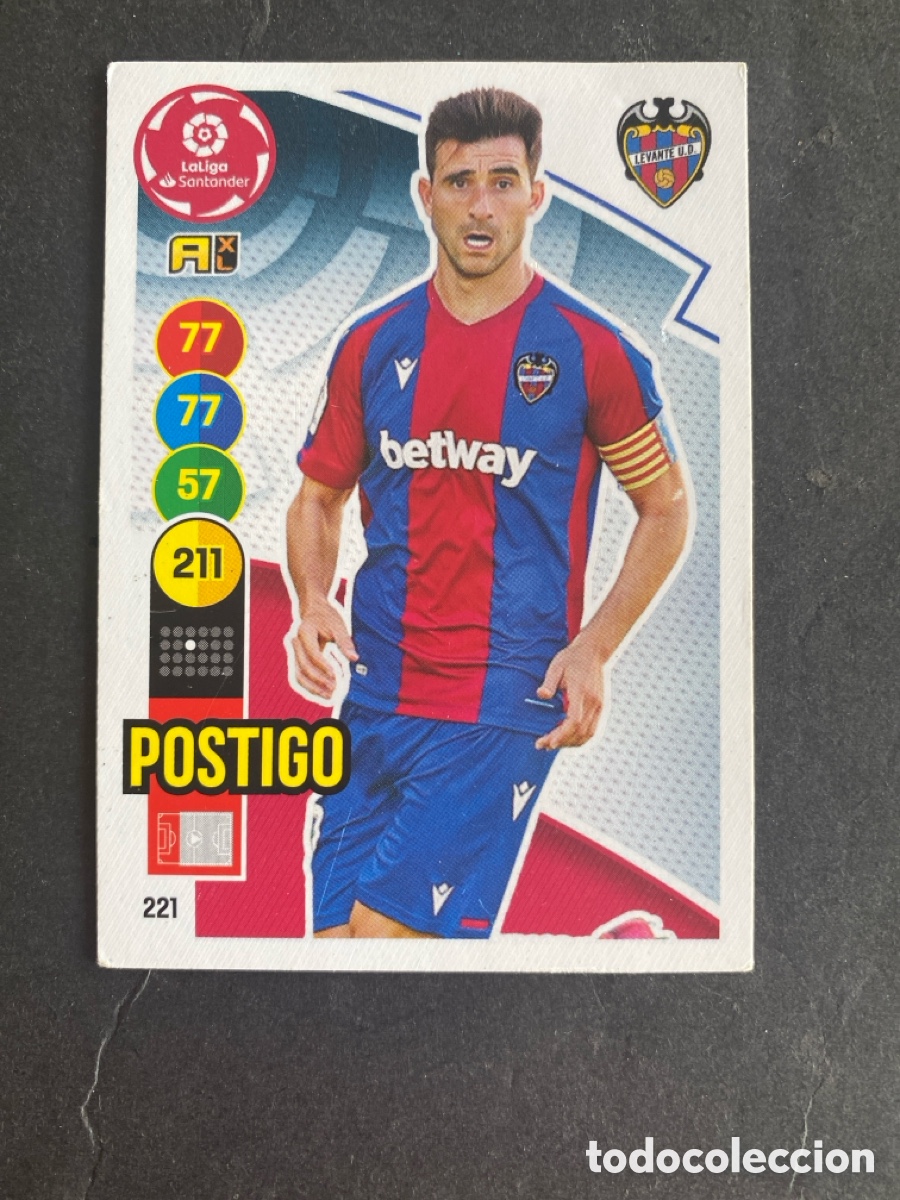 Cromos de f&uacute;tbol: Cromo Adrenalyn liga 20/21 Levante N* 221