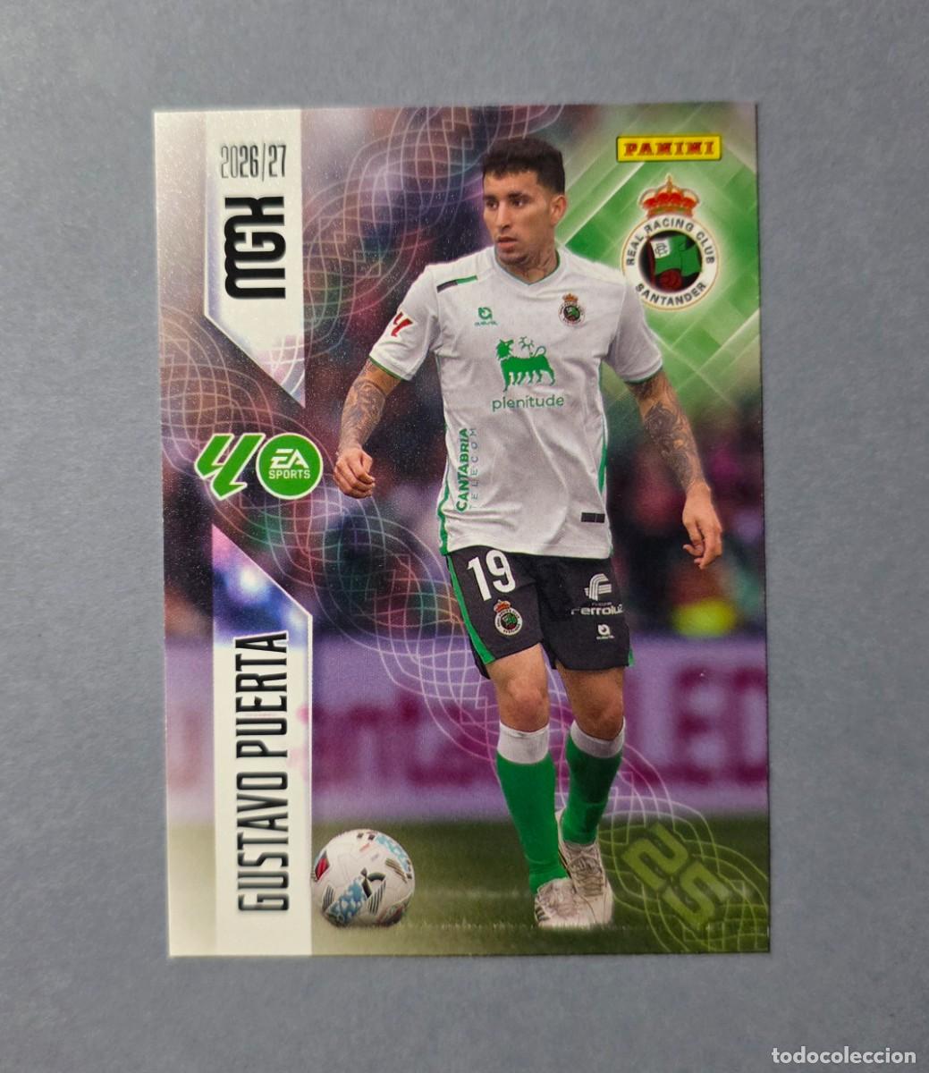 Cromos de f&uacute;tbol: 281 GUSTAVO PUERTA - RACING SANTANDER - MEGACRACKS 2026-27 - MGK 26/27 (NUEVO)