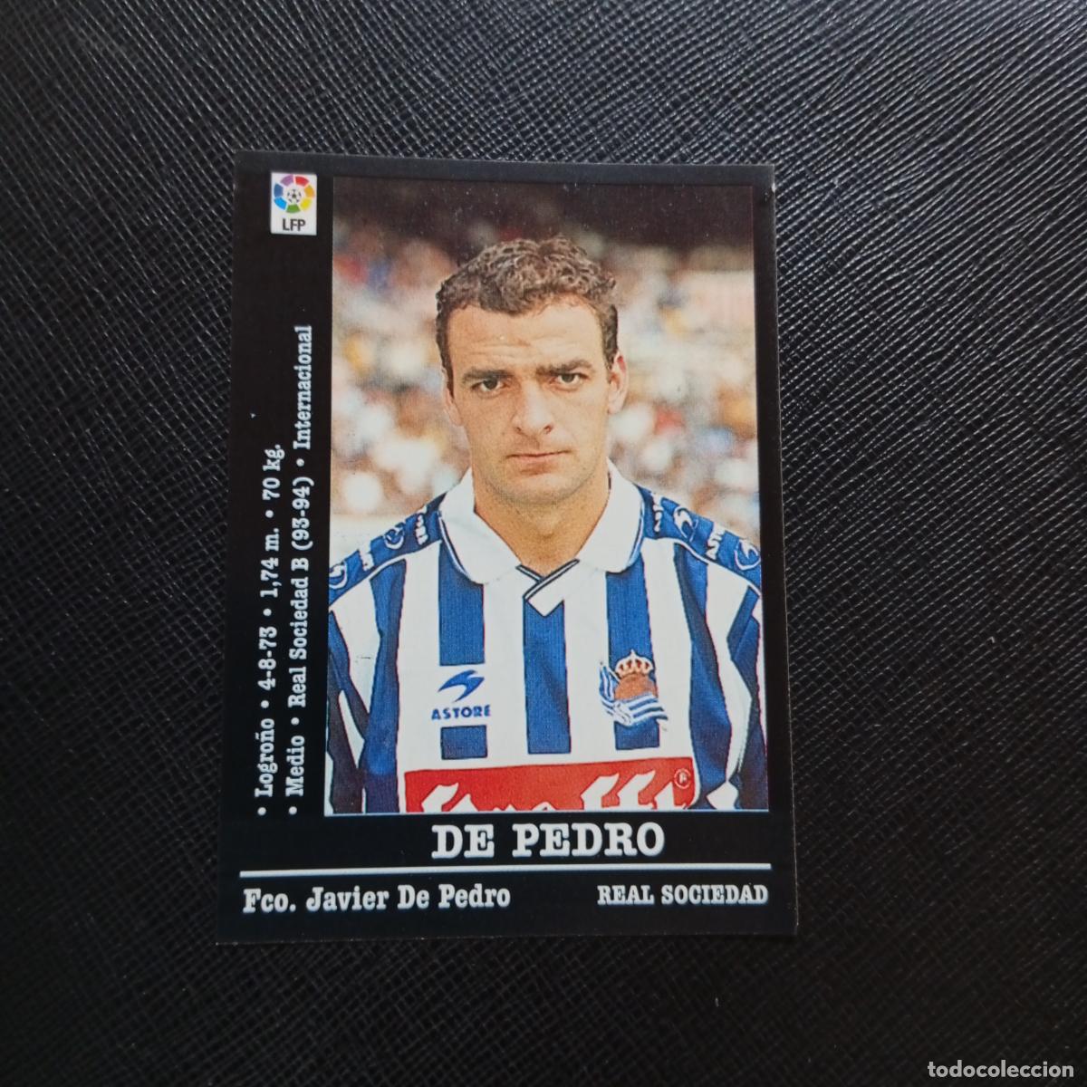 Cromos de f&uacute;tbol: 217 DE PEDRO REAL SOCIEDAD PANINI 00 01 CROMO FUTBOL LIGA 2000 2001 - SIN PEGAR - A31 PG28