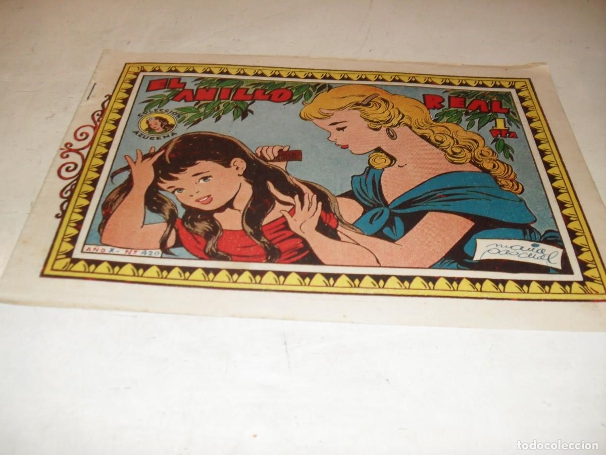 Cromos de f&uacute;tbol: (ORIGINAL)AZUCENA N&ordm; 420,EL ANILLO,DE 1215,TORAY,1950