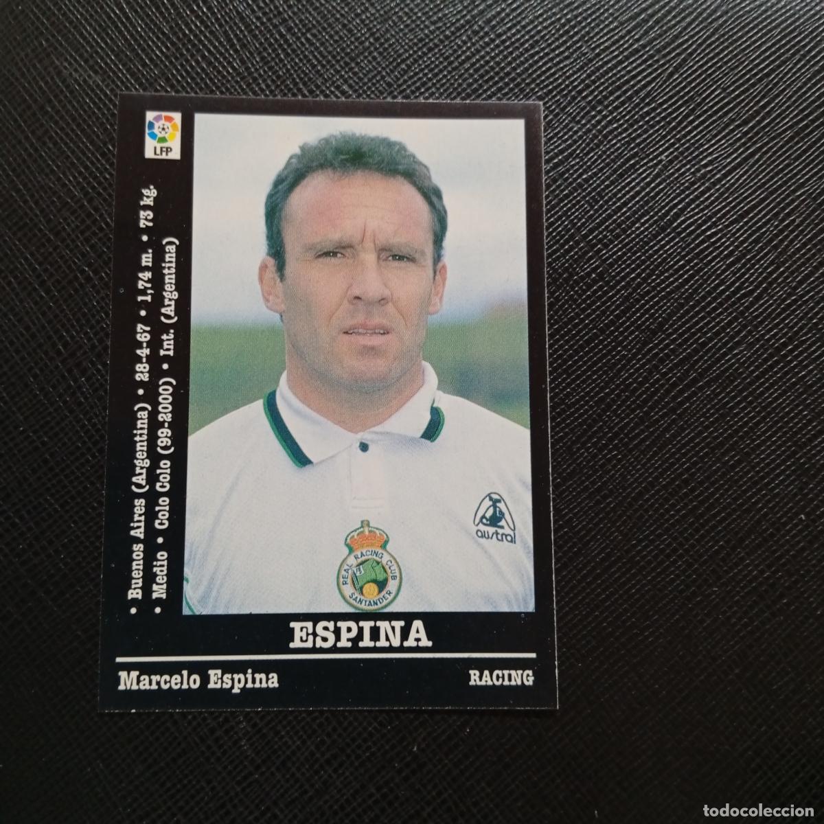 Figurine di Calcio: 246 ESPINA RACING SANTANDER PANINI 00 01 CROMO FUTBOL LIGA 2000 2001 - SIN PEGAR - A31 PG28