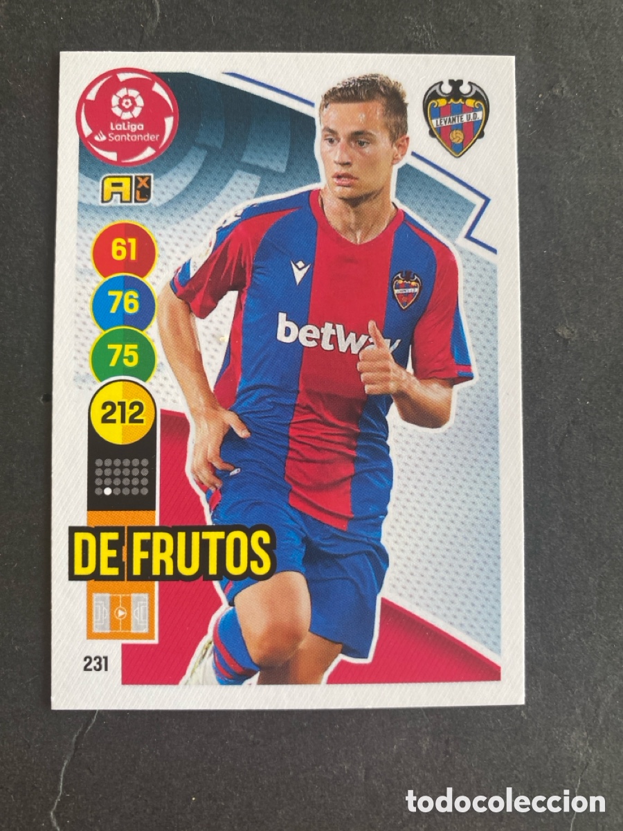 Football Stickers: Cromo Adrenalyn liga 20/21 Levante N* 231