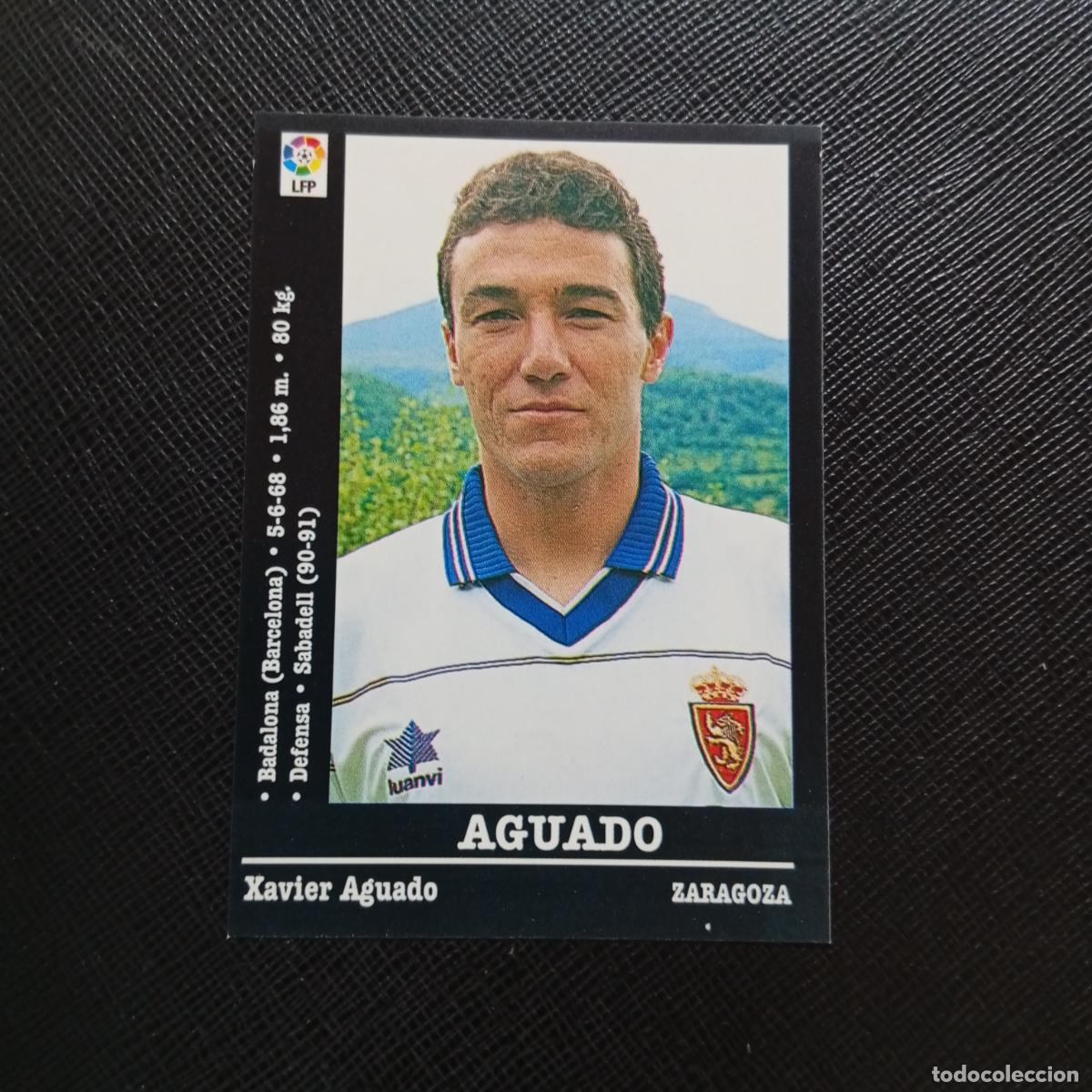 Football Stickers: 55 AGUADO ZARAGOZA PANINI 00 01 CROMO FUTBOL LIGA 2000 2001 - SIN PEGAR - A31 PG37
