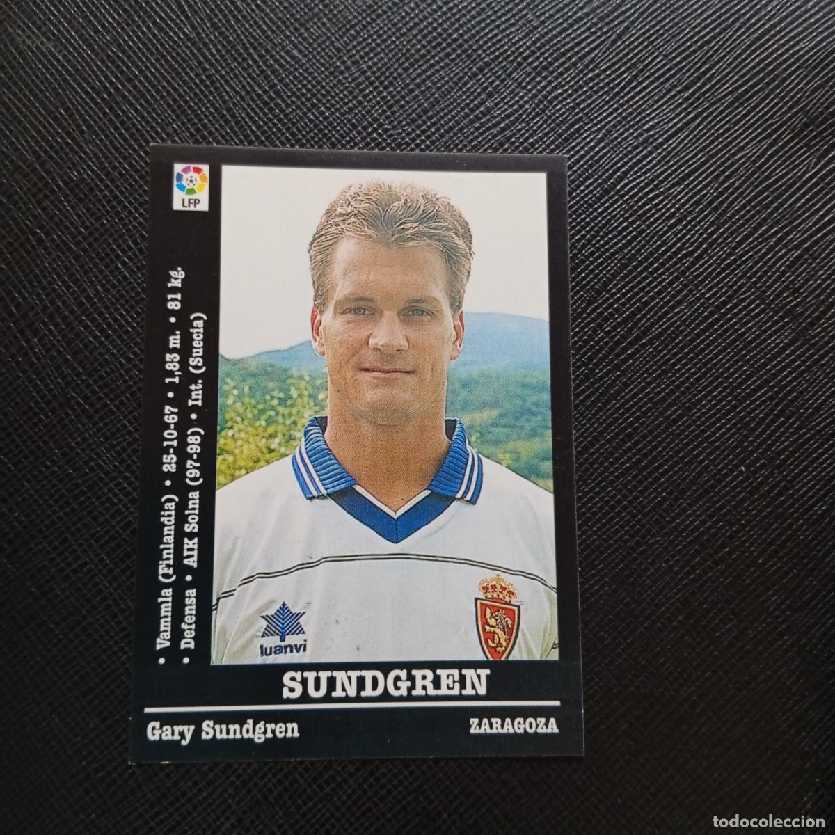 Fu&szlig;ball-Sticker: 58 SUNDGREN ZARAGOZA PANINI 00 01 CROMO FUTBOL LIGA 2000 2001 - SIN PEGAR - A31 PG37