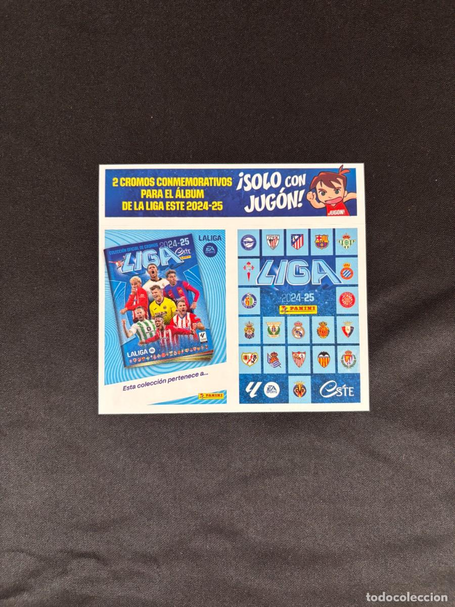 Figurine di Calcio: Cromos Conmemorativos N&ordm; 1 y 2 Jug&oacute;n LaLiga Este 2024-25 Panini