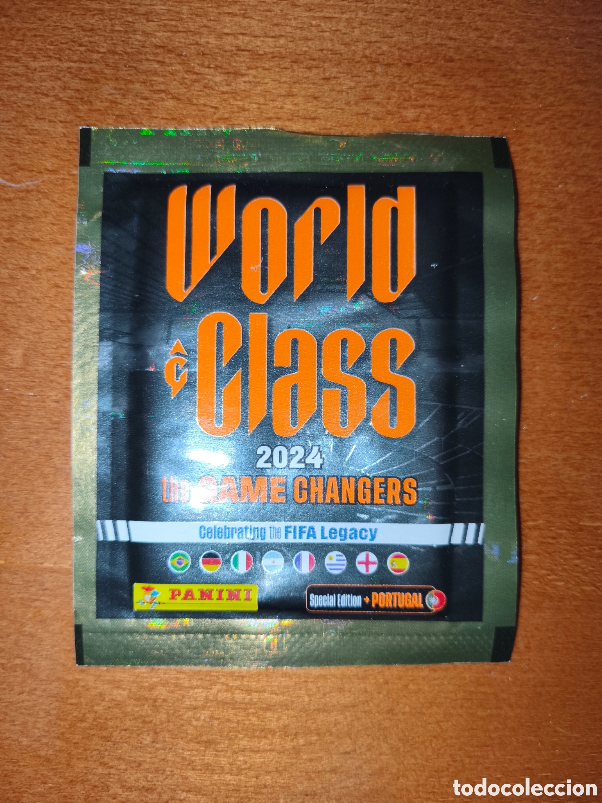 Fu&szlig;ball-Sticker: Sobre sin abrir World Class 2024 Panini