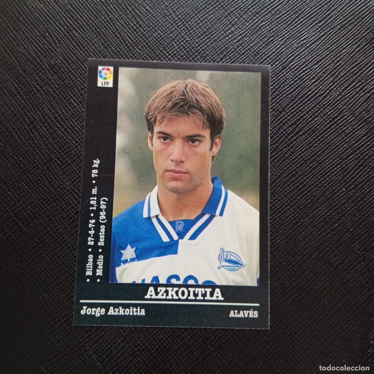 Cromos de Futebol: 97 AZKOITIA ALAVES PANINI 00 01 CROMO FUTBOL LIGA 2000 2001 - SIN PEGAR - A31 PG64
