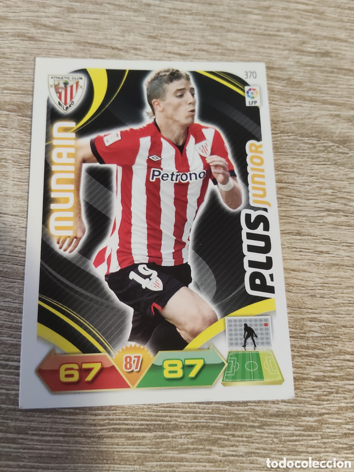Cromos de Futebol: Panini Adrenalyn 2011 2012 11 12 370 Muniain plus Junior Athletic de Bilbao