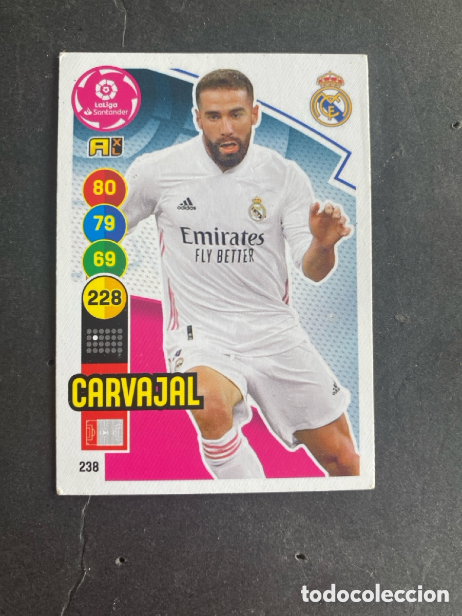 Cromos de Futebol: Cromo Adrenalyn liga 20/21 R Madrid N* 238