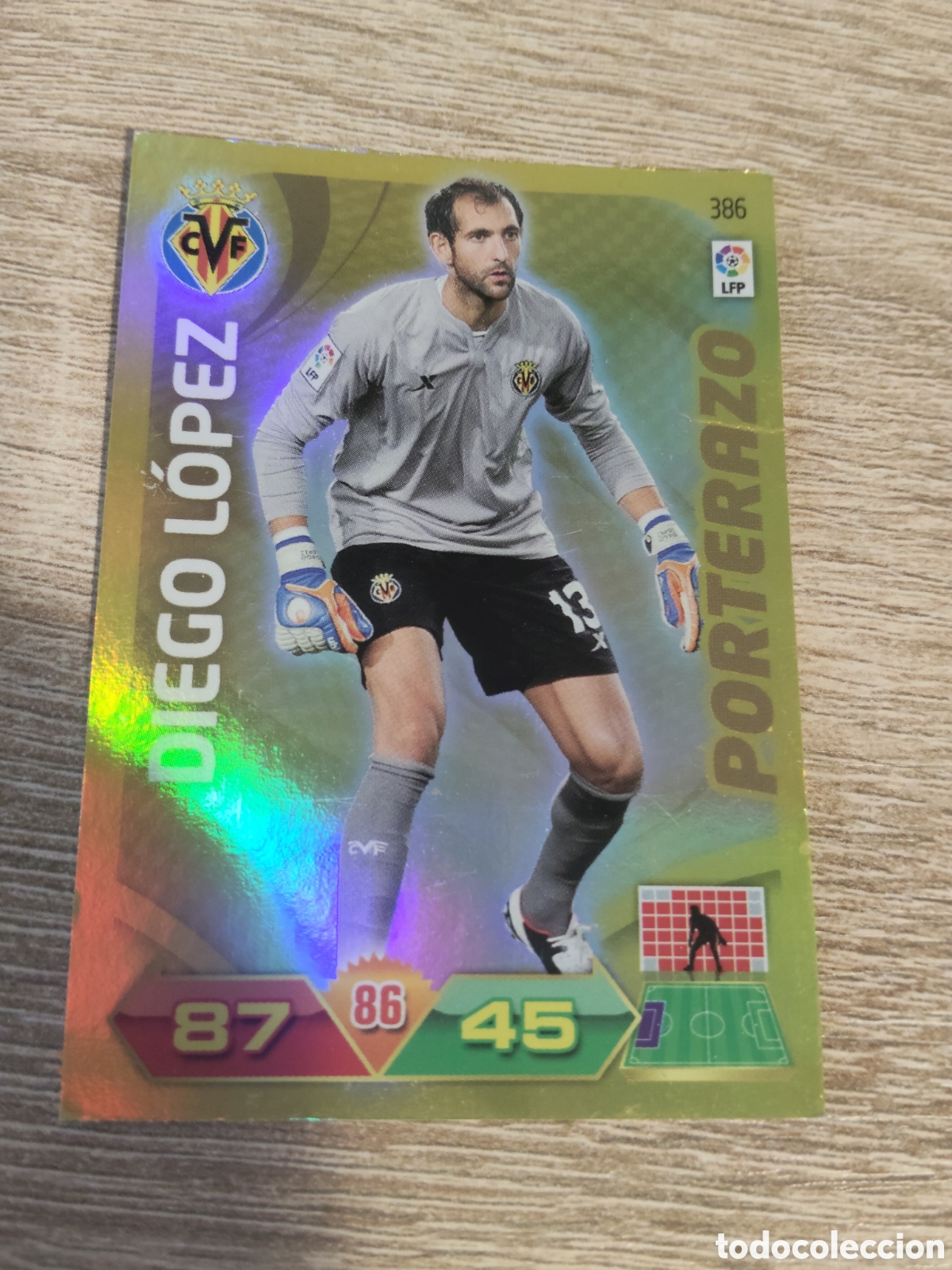 Cromos de Futebol: Panini Adrenalyn 2011 2012 11 12 386 Diego L&oacute;pez Villarreal