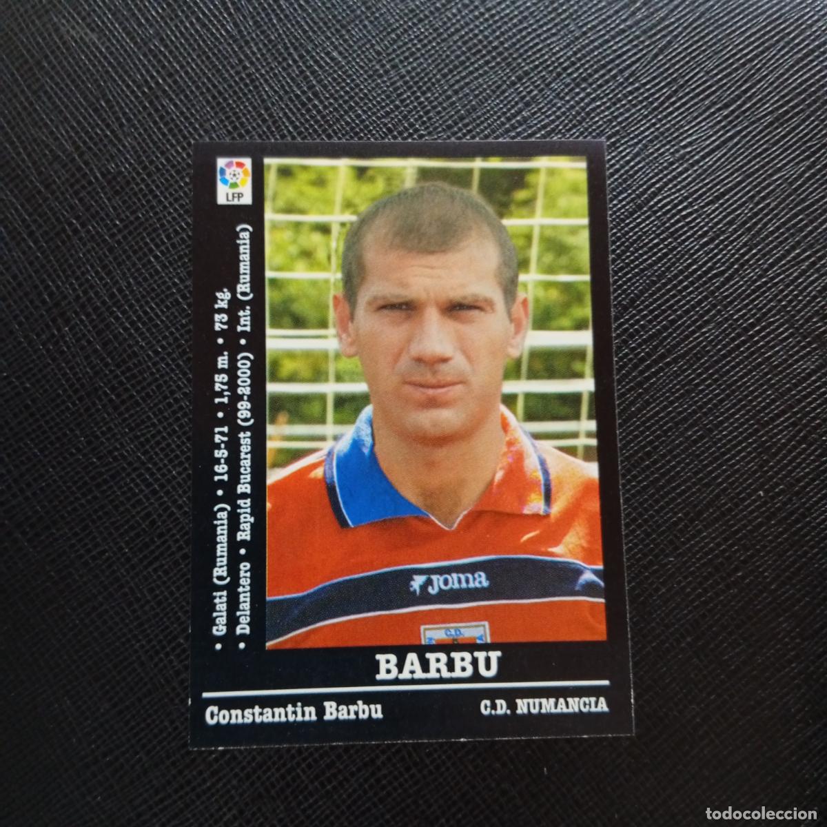 Cromos de Futebol: 288 BARBU NUMANCIA PANINI 00 01 CROMO FUTBOL LIGA 2000 2001 - SIN PEGAR - A31 PG73 CORREGIDO