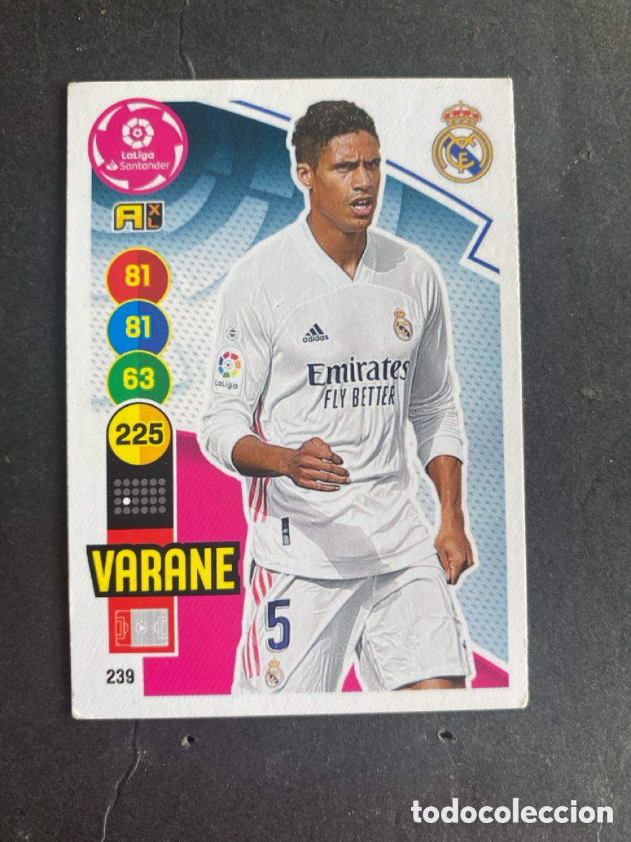 Cromos de Futebol: Cromo Adrenalyn liga 20/21 R Madrid N* 239