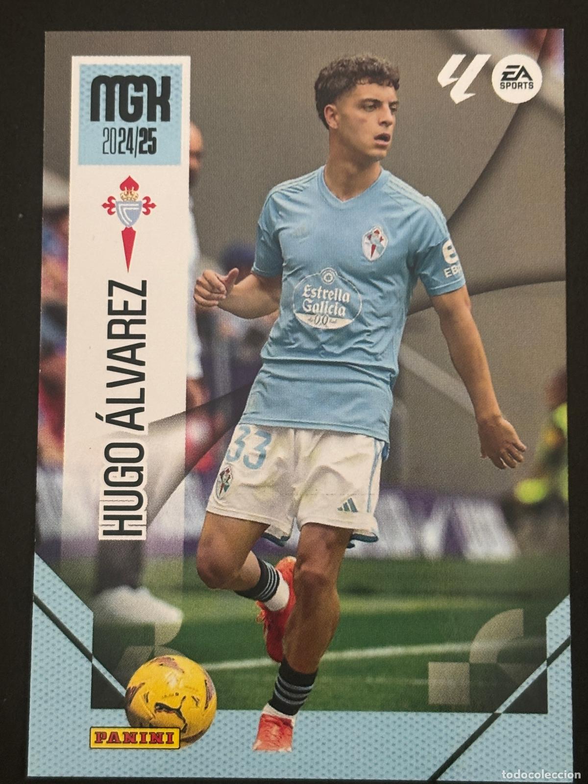 Cromos de f&uacute;tbol: 118 HUGO &Aacute;LVAREZ CELTA MEGACRACKS MGK 24-25 2024 2025 PANINI LIGA