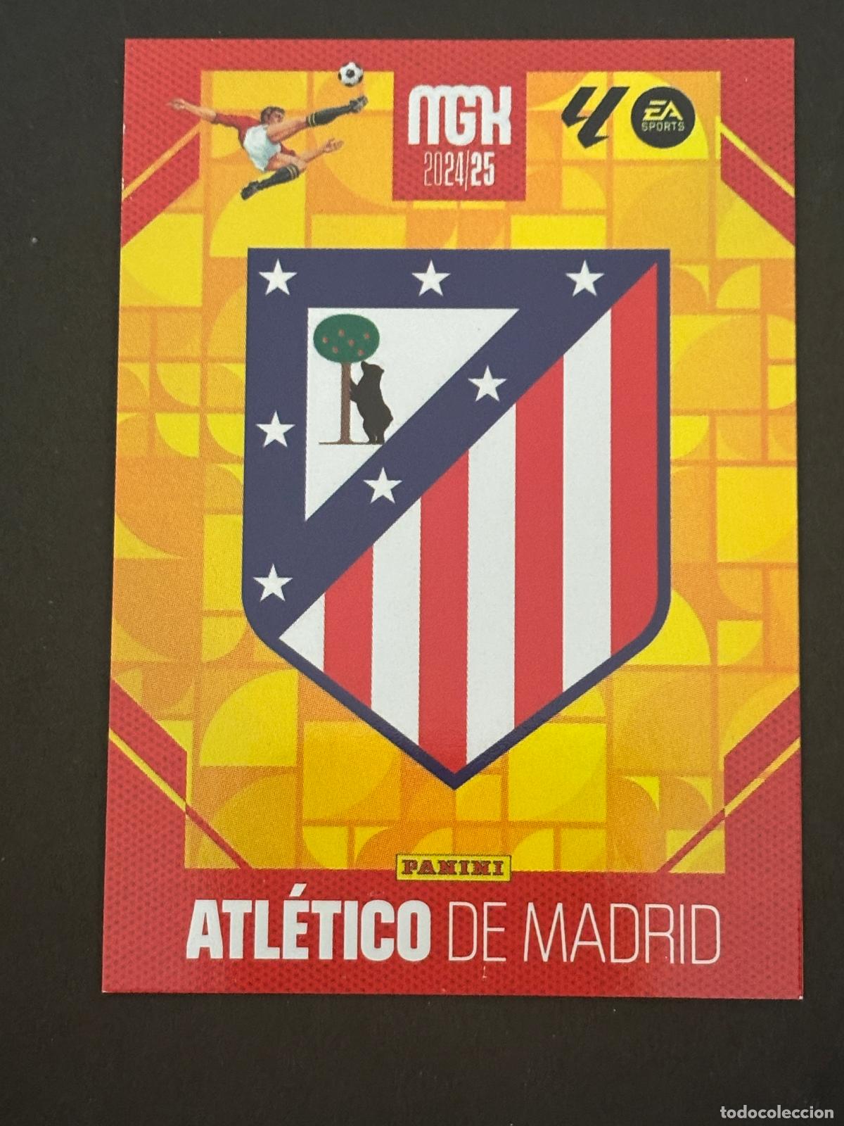 Cromos de f&uacute;tbol: 55 ESCUDO ATL&Eacute;TCO MADRID MEGACRACKS MGK 24-25 2024 2025 PANINI LIGA