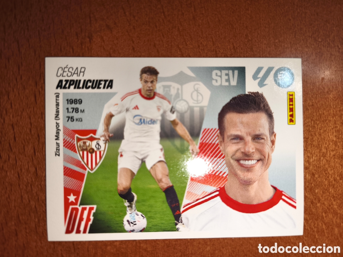 Cromos de Futebol: Azpilicueta coloca n&deg;10 Bis liga este 25/26 Sevilla