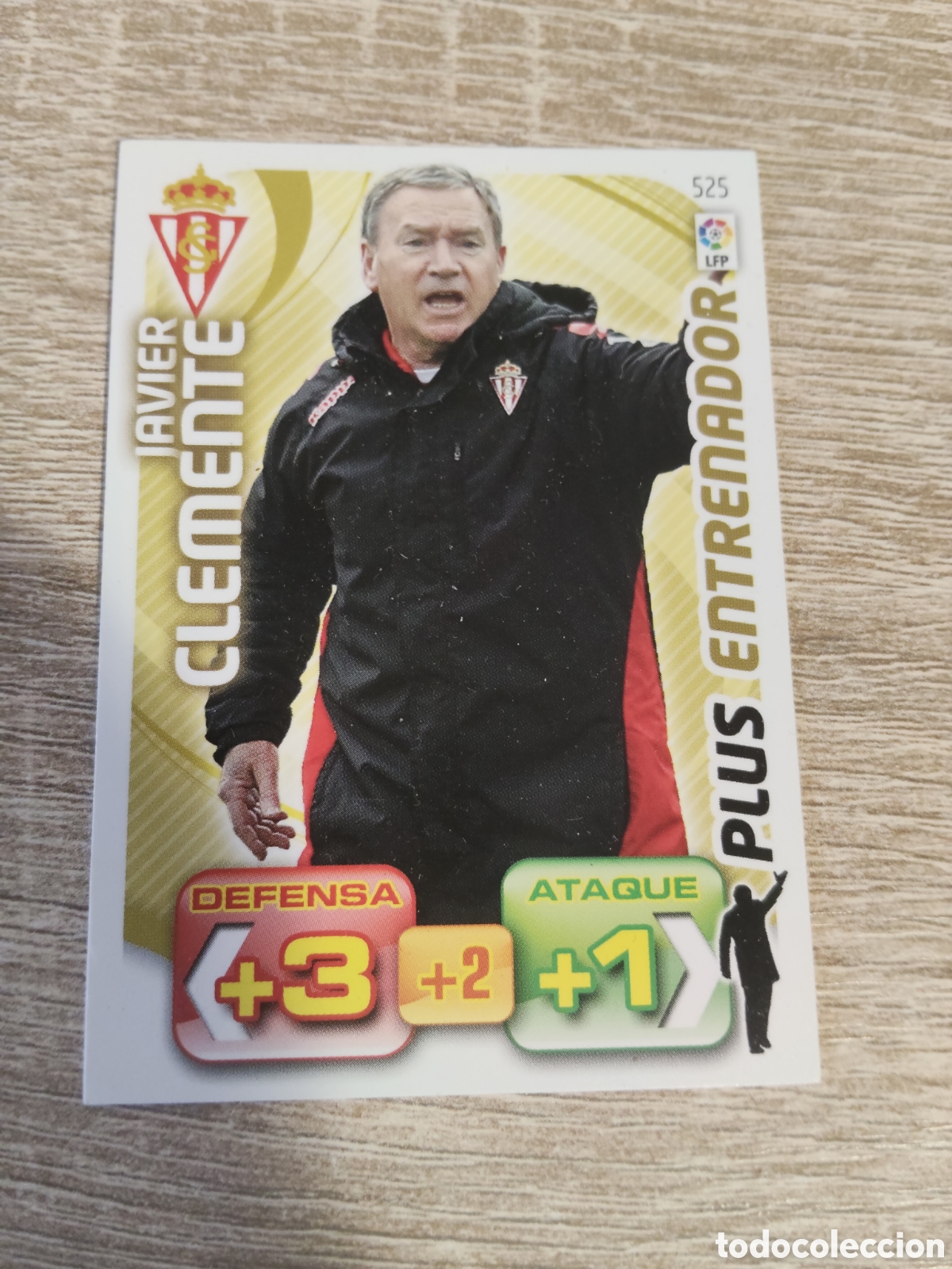 Cromos de Futebol: Panini Adrenalyn 2011 2012 11 12 525 Javier Clemente Sporting de Gij&oacute;n