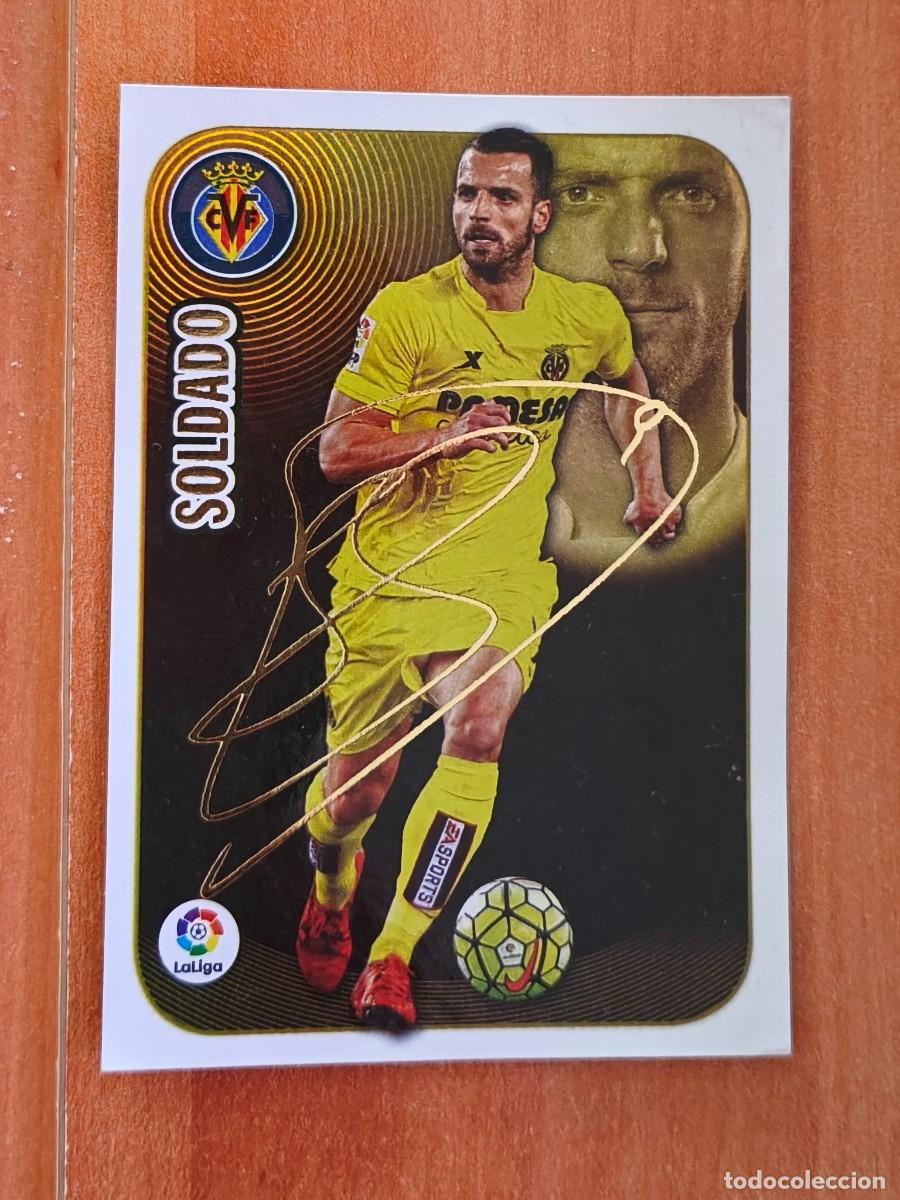 Fu&szlig;ball-Sticker: soldado, 2016 17 serie oro