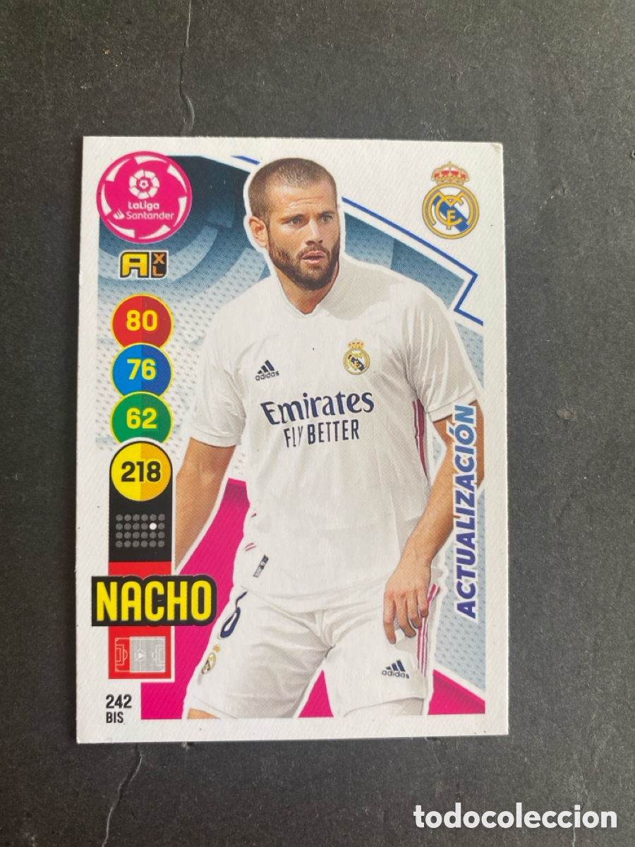 Fu&szlig;ball-Sticker: Cromo Adrenalyn liga 20/21 R Madrid N* 242 bis