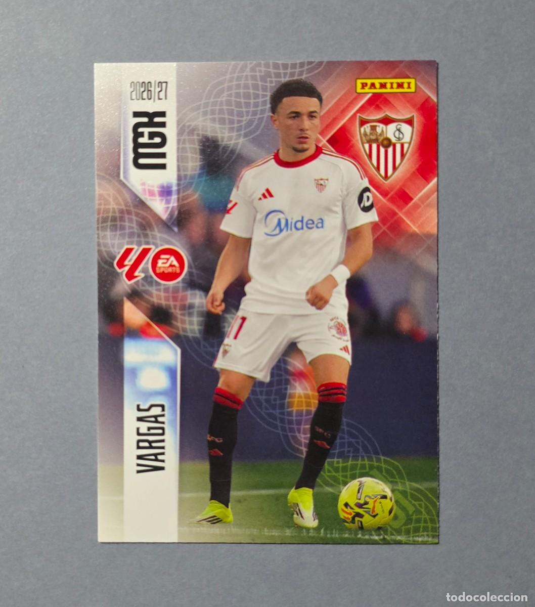 Cromos de f&uacute;tbol: 337 VARGAS - SEVILLA - MEGACRACKS 2026-27 - MGK 26/27 (NUEVO)