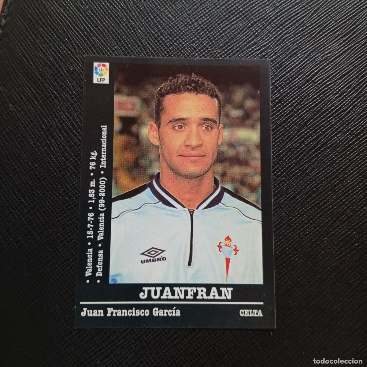 Football Stickers: 109 JUANFRAN CELTA PANINI 00 01 CROMO FUTBOL LIGA 2000 2001 - SIN PEGAR - A31 PG91