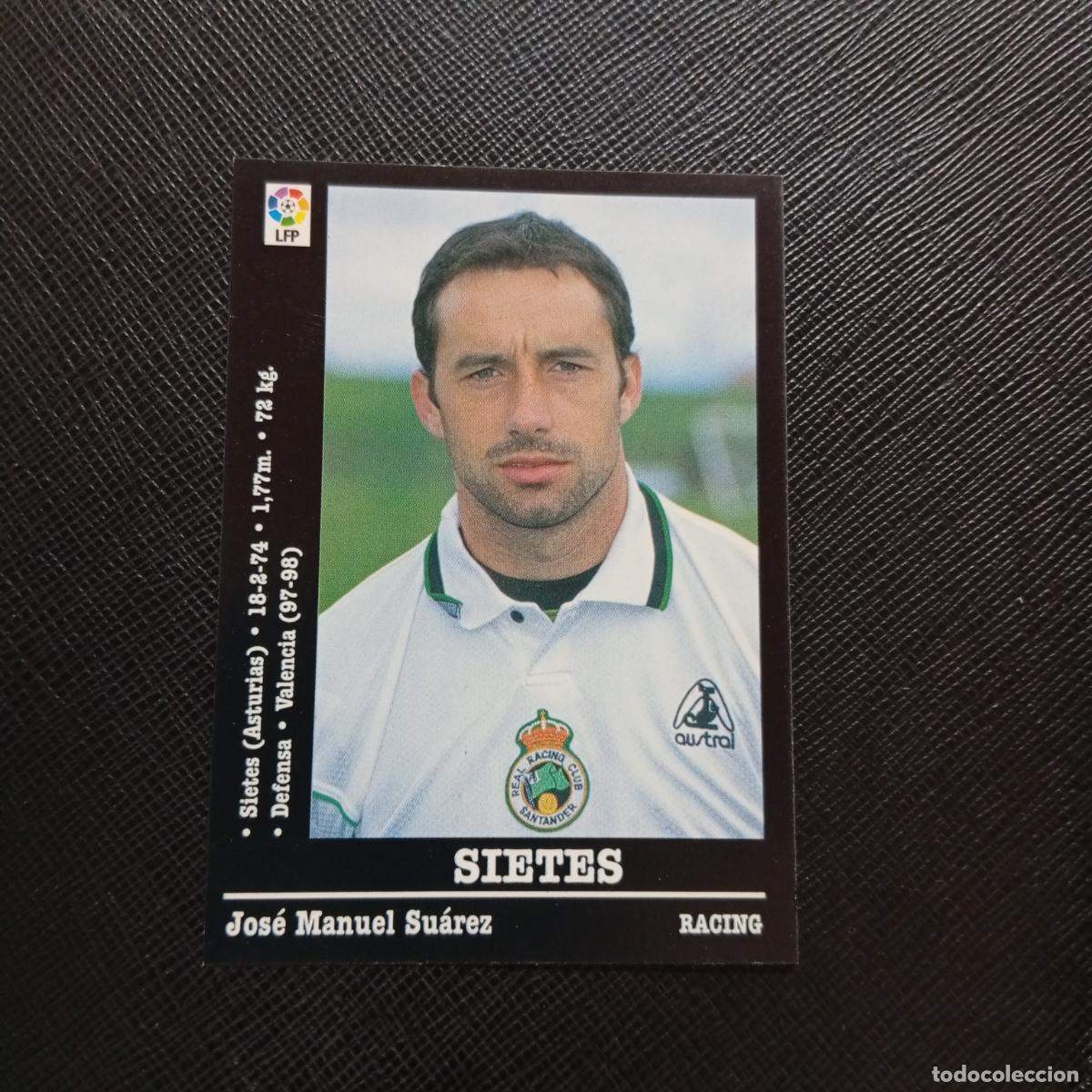 Cromos de f&uacute;tbol: 245 SIETES RACING PANINI 00 01 CROMO FUTBOL LIGA 2000 2001 - SIN PEGAR - A31 PG91