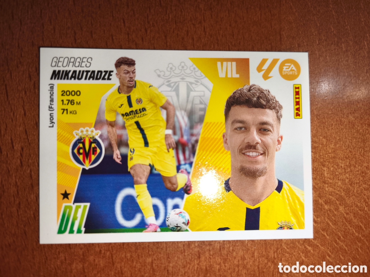 Cromos de f&uacute;tbol: Mikautadze fichaje n&deg;65 liga este 25/26 Villarreal